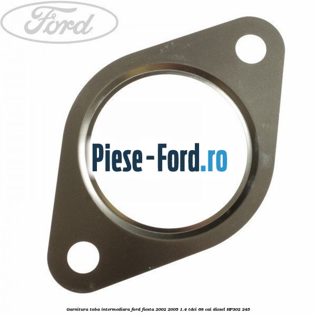 Garnitura toba intermediara Ford Fiesta 2002-2005 1.4 TDCi 68 cai #9917304091